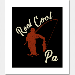 Reel Cool Pa Fishing Dad Father Gift Posters and Art